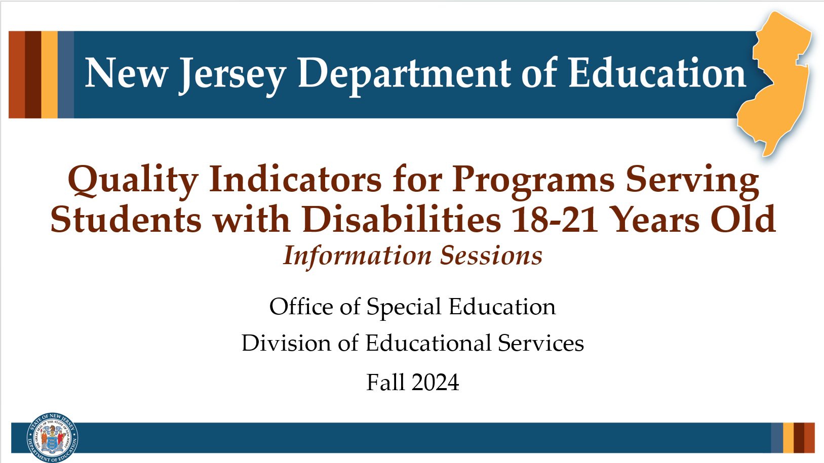 Powerpoint title slide for the OSE presentation